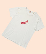 형광 핑크색 바나나 일러스트 패치를 덧댄 면 저지 티셔츠 가격미정 리바이스 제품.