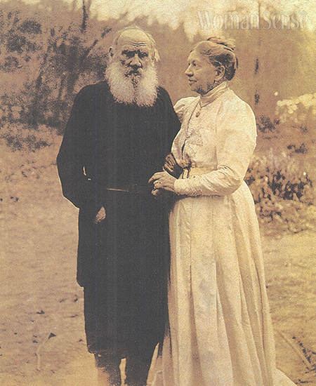 톨스토이 부부의 마지막 사진(1910년 9월)