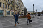 도스토옙스키 소설 『죄와 벌』에 나오는 상트페테르부르크 센나야 광장. 