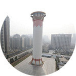중국에만 있는 초대형 공기정화탑