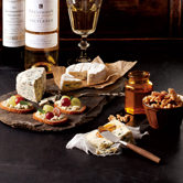 Perfect Cheese Plate with Wine