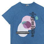도형적인 패턴과 레터링을 배치한 저지 티셔츠 29만8천원 이자벨 마랑 옴므 제품.