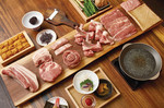 6가지 부위의 돼지고기 한 마리 오마카세 9만5천원.